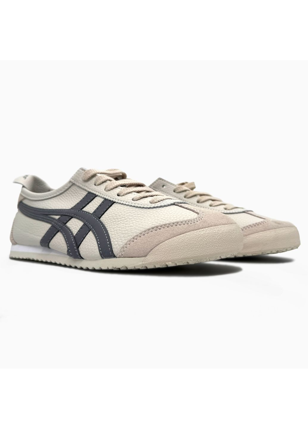 Бежеві Осінні кросівки чоловічі asics onitsuka tiger mexico beige asc-0175 асікс онітцука тайгер No Brand