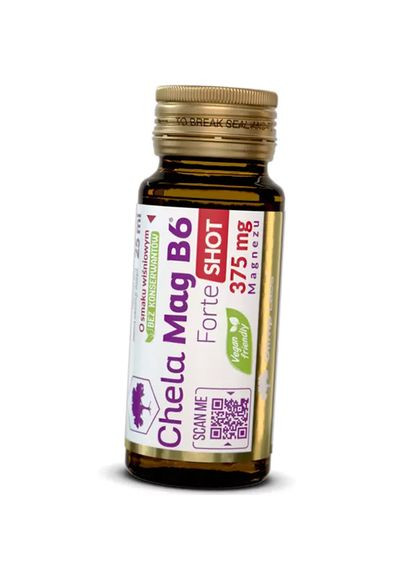 Магній В6, Chela-Mag B6 Forte Shot, Nutrition 25мл Вишня (36283071) Olimp (322724611)