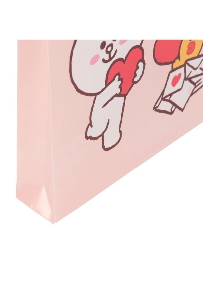 Папка-конверт на блискавці A4 Line Friends Brown 492090 24х32х2.5 см Yes (335584091)