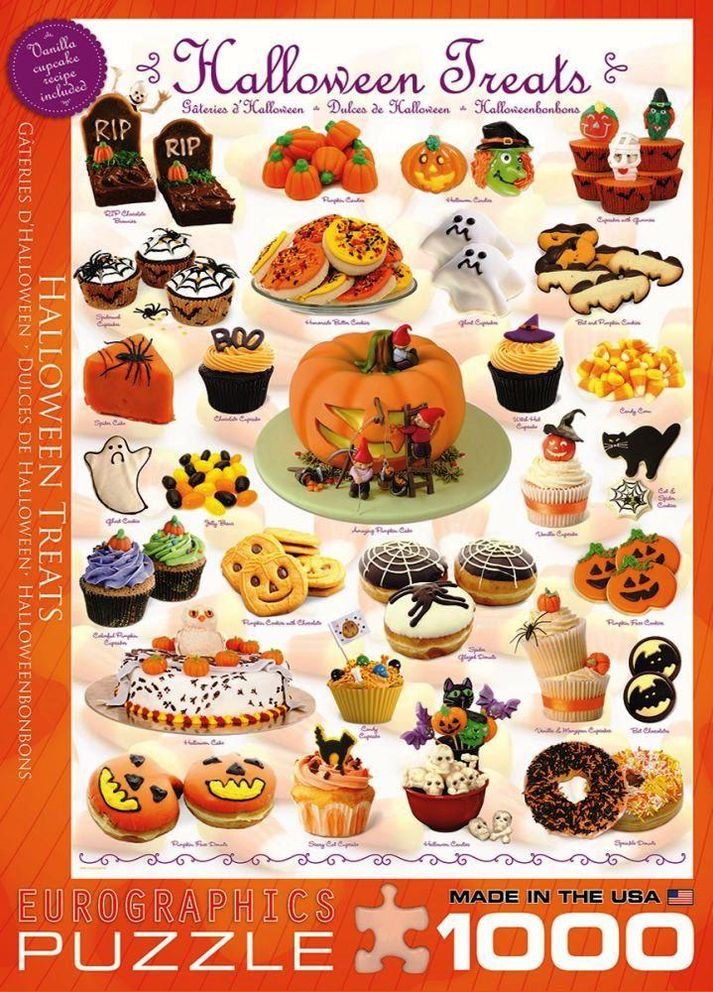 Пазлы 1000 элементов Угощения на Хэллоуин 6000-0432 Eurographics (316830498)