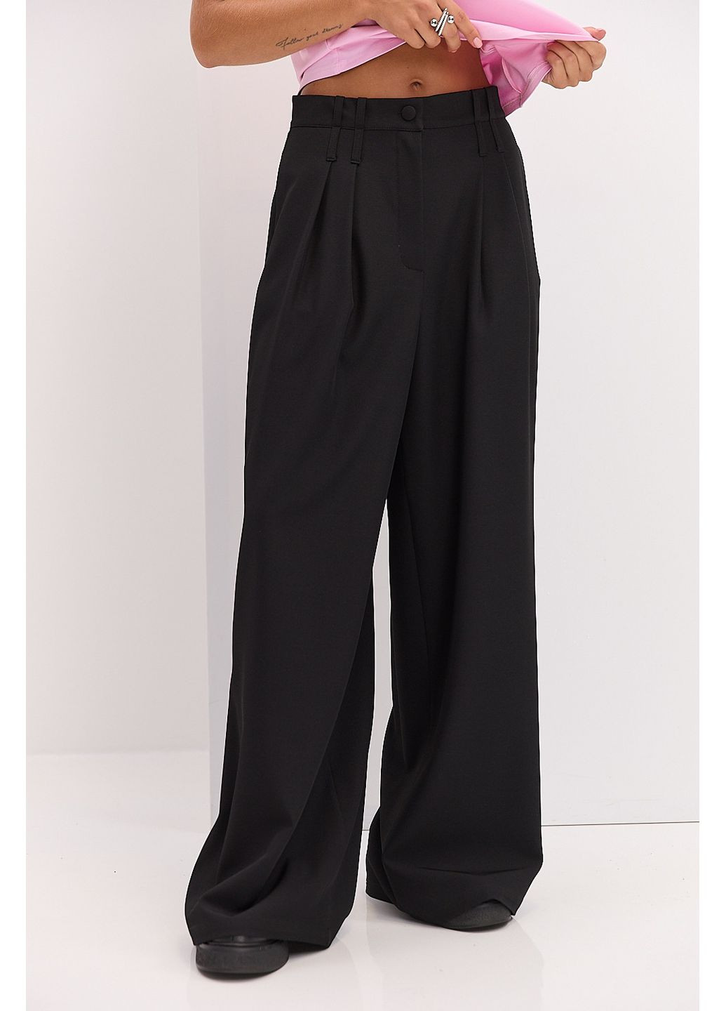 Жіночі штани-палаццо зі складками Arjen (360885329)