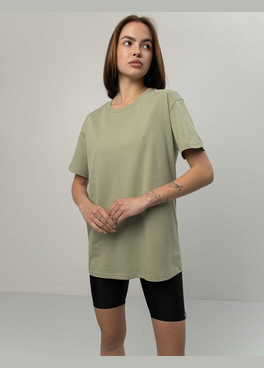 Біла Жіноча футболка котон (0011400BELL) Casual Trend №114 - (358935189)