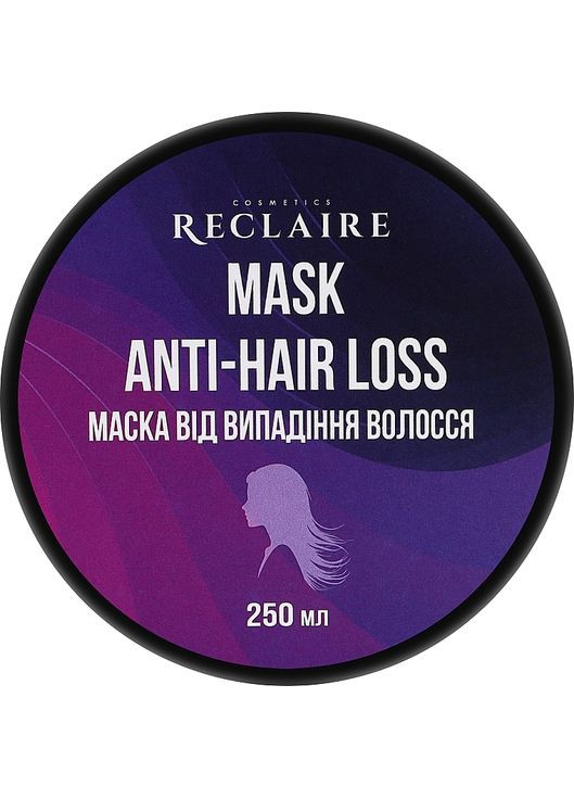 Маска проти випадіння волосся Hair Combing Anti-Hair Loss Mask 250ml (1419634-31107235) Reclaire cosmetics (368635758)
