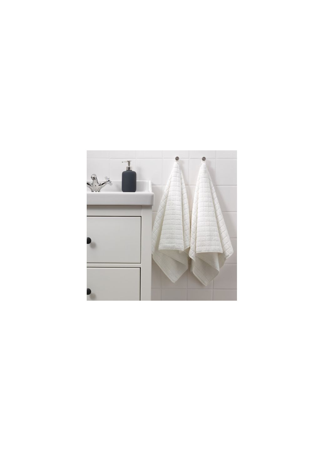 IKEA рушник åä білий 50100 см білий виробництво -