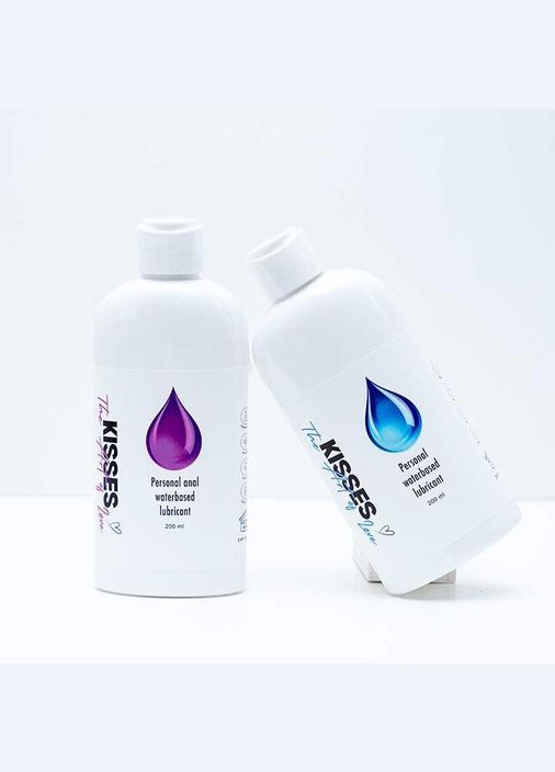 Лубрикант на водній основі Kisses 200 мл. – Інтимне мастило No Brand (322400175)