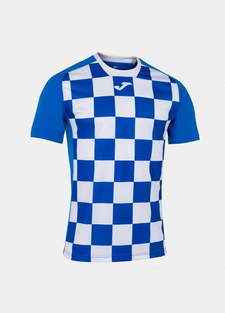 Синяя футболка футбольная flag ii сине-белая 101465.702 с коротким рукавом Joma Модель