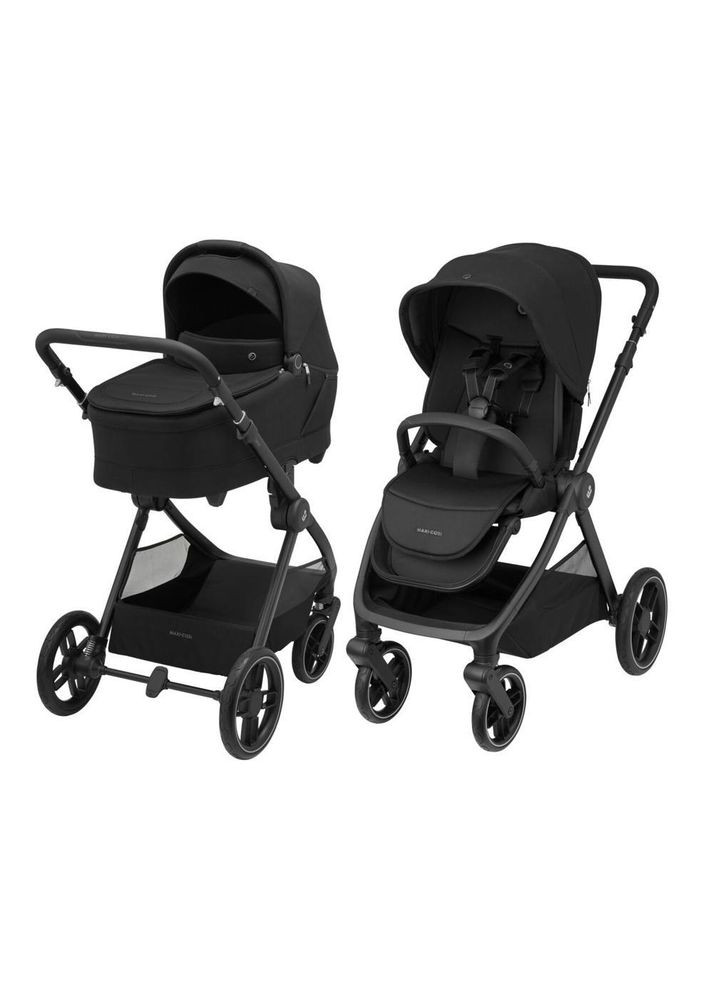 Универсальная коляска 2 в 1 Oxford+ Twillic Black, 1978390110 Maxi-Cosi (367983346)