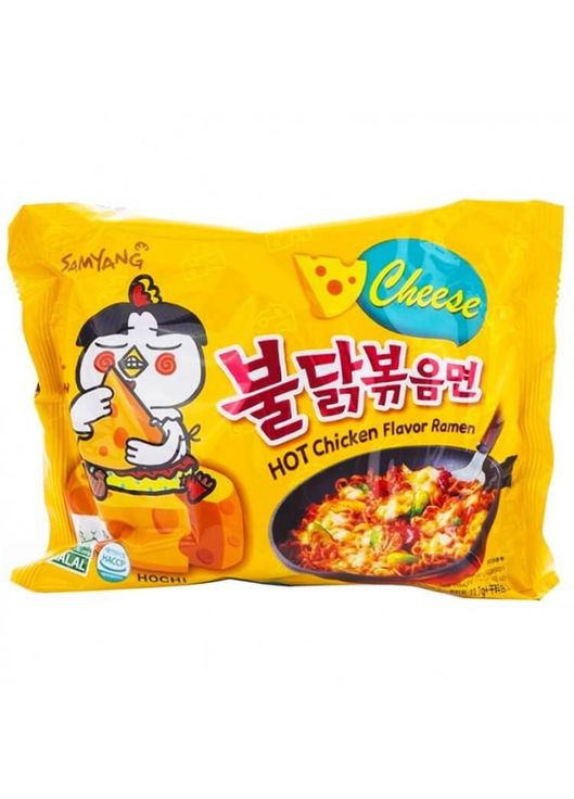 Корейская лапша острый с сыром Бульдак 140г Samyang (362603947)
