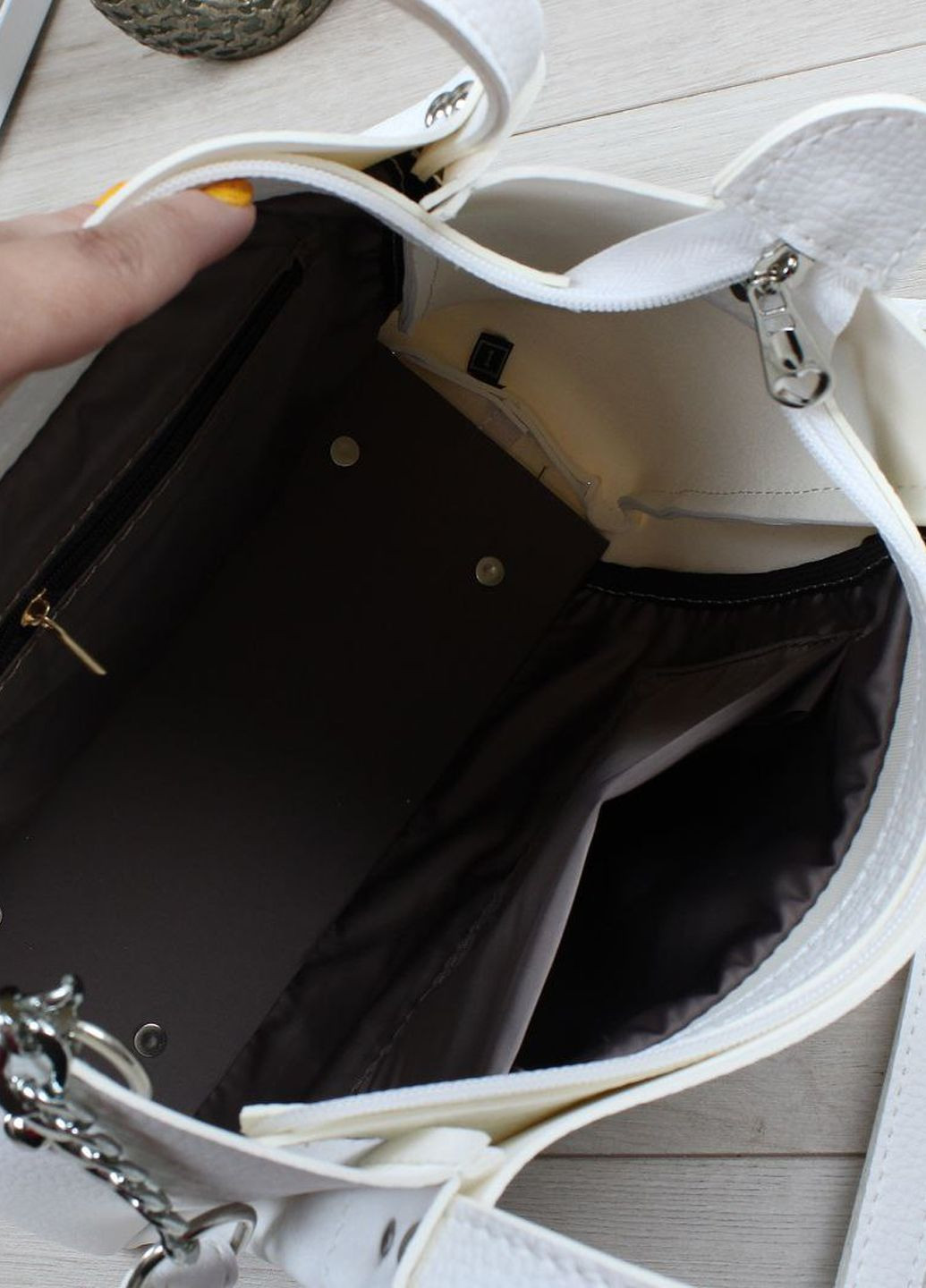 Жіноча сумка з зернистої екошкіри Vishnya (322223153)