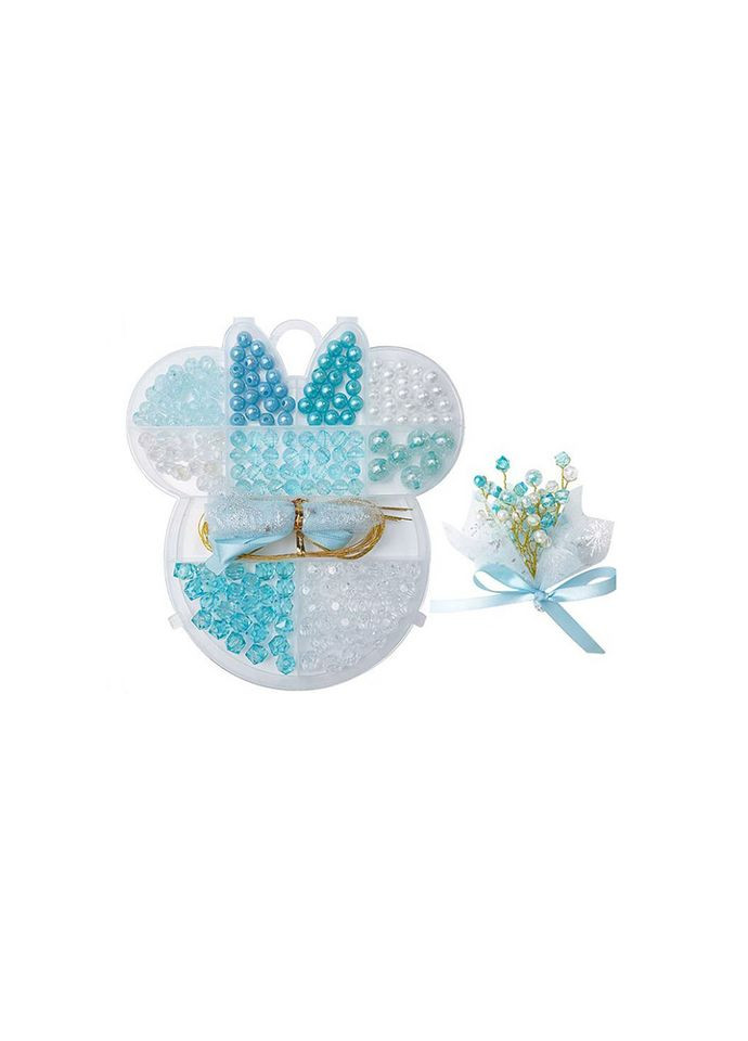 Набір бісеру для виготовлення креативних аксесуарів N098-3/4/5 Синій Bambi (305232605)