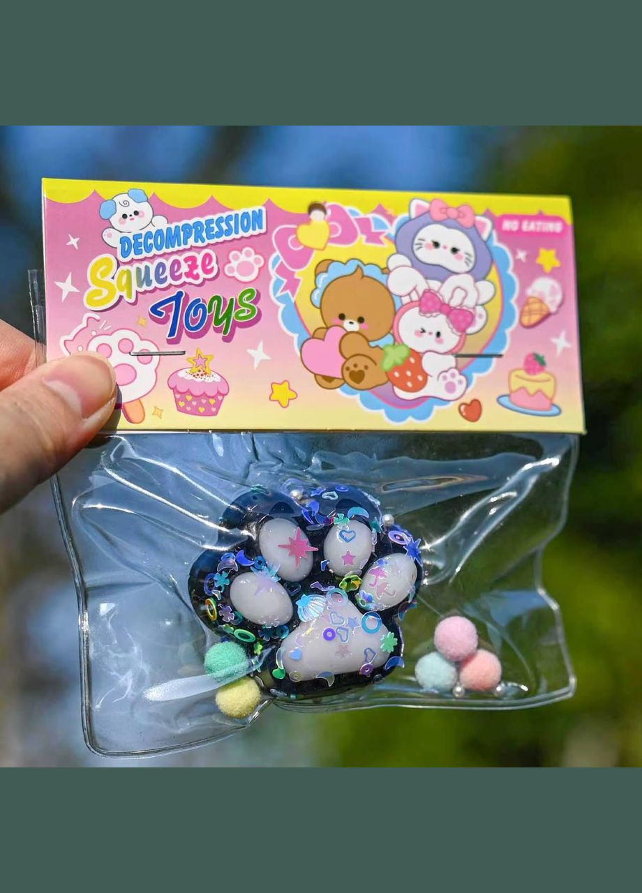 Мягкая игрушка-антистресс Лапка котика Сквиш "Таба лапка" No Brand (322640887)