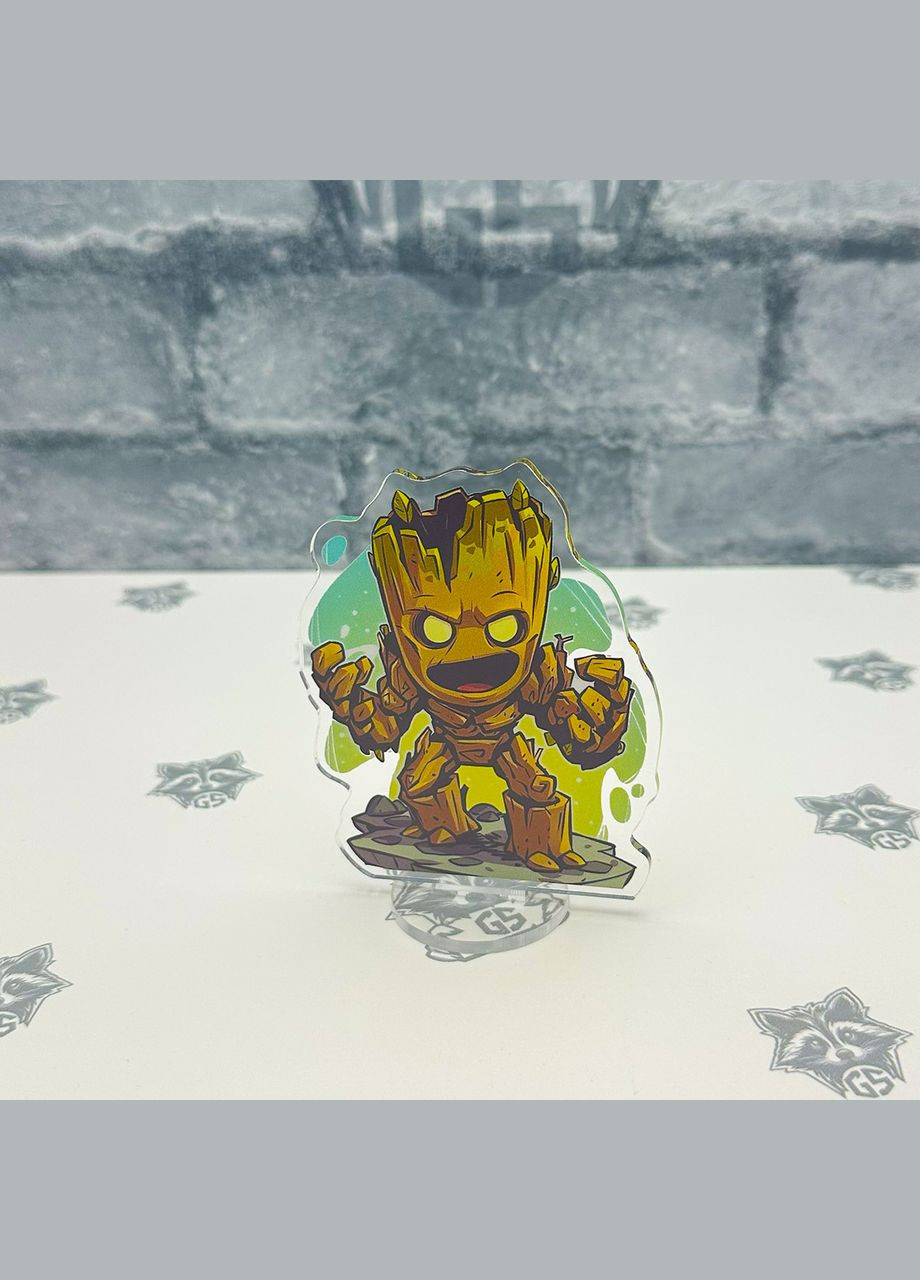 Акриловая коллекционная фигурка Чиби Chibi Стражи Галактики Грут 1 10 cм No Brand (339618656)