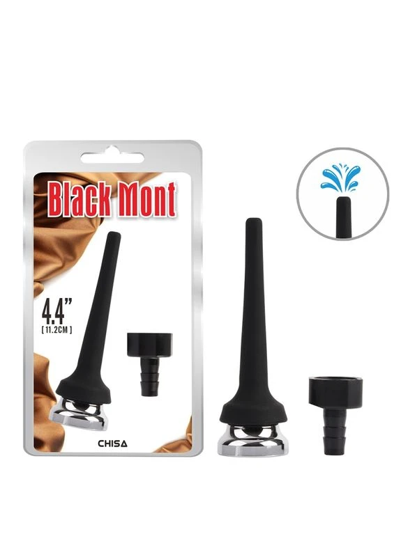Конічна силіконова насадка для клізми Black Mont Tapered Silicone Enema Attachment Chisa (392058065)