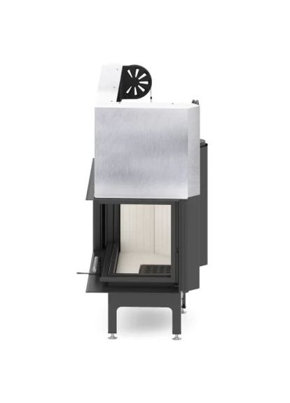 Камінна топка ALBERO AL14RG.H-DBI Cкло декор+додаткове внутрішнє скло цільногнуте Hitze (370385479)