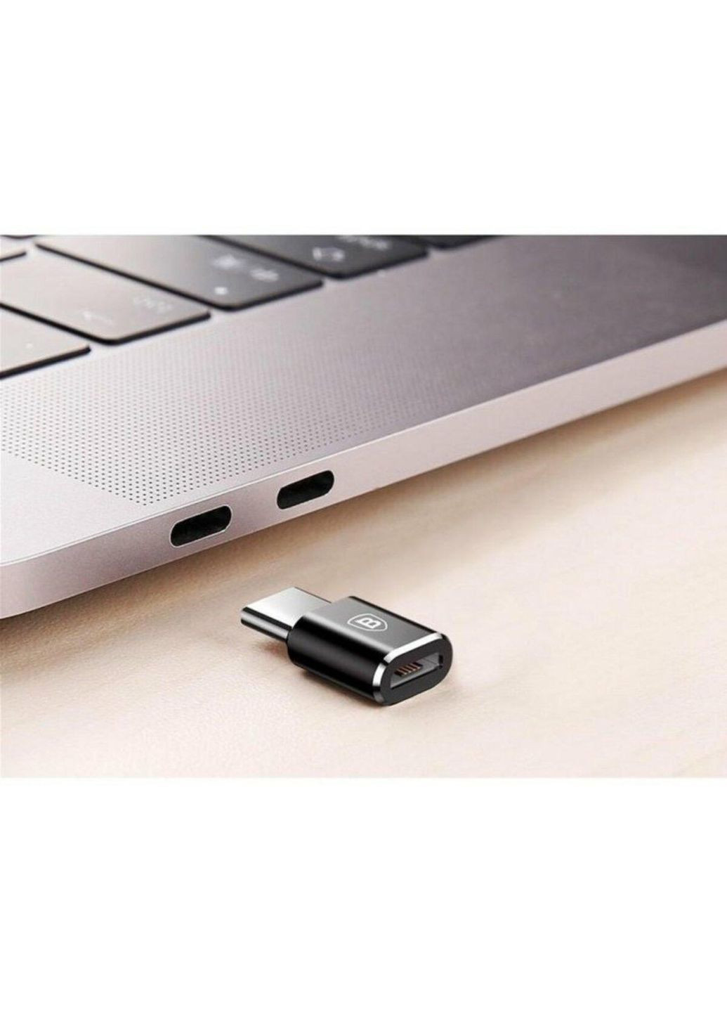 Адаптер Micro Female To Type-C Male Adapter Converter Black Baseus (356769907)