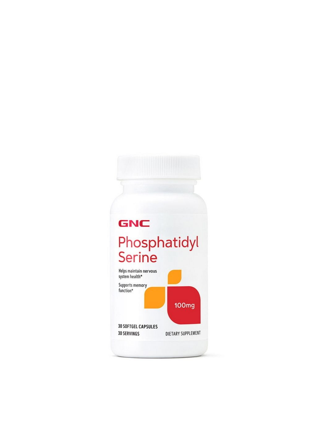 Аминокислота Phosphatidyl Serine 100 mg, 30 капсул GNC (293476864)