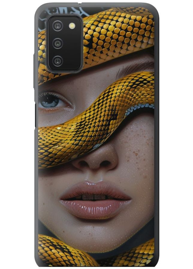 Силиконовый чехол 'Объятия змеи' для Endorphone Samsung Galaxy A03s A037F (289528808)