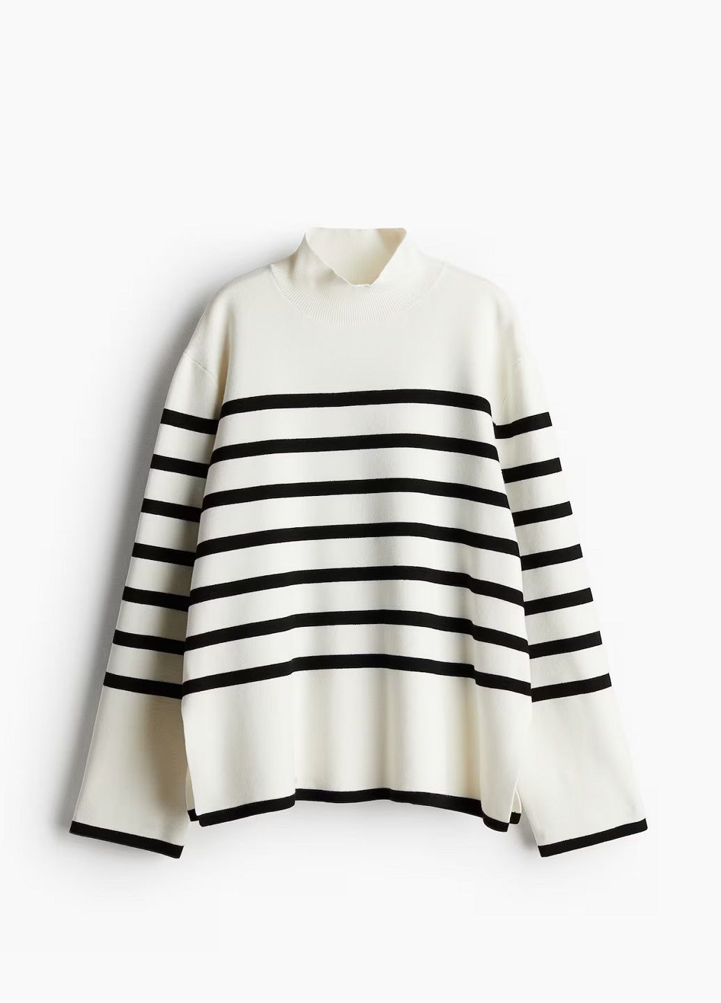 Белый демисезонный свитер H&M