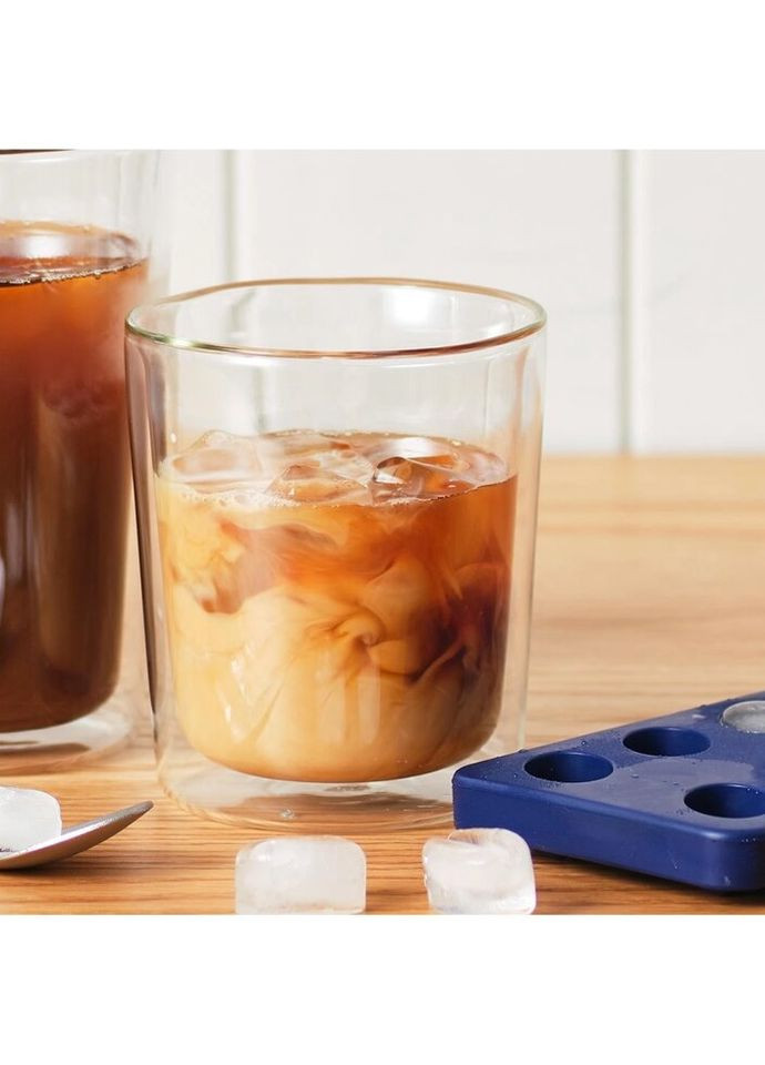 Набір склянок низьких із подвійним дном Drinks DLSC-318 400 мл 2 шт Delonghi (335715719)