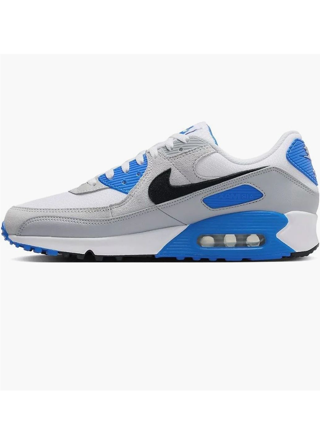 Белые кроссовки мужские air max 90 white/grey Nike