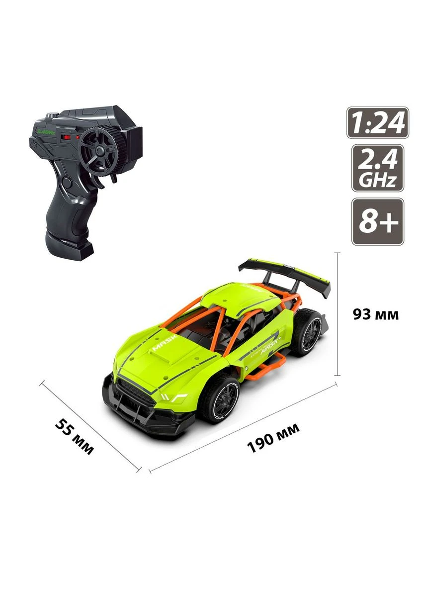Автомобіль Speed racing drift на р/к — Mask (зелений, 1:24) Sulong Toys (342123272)