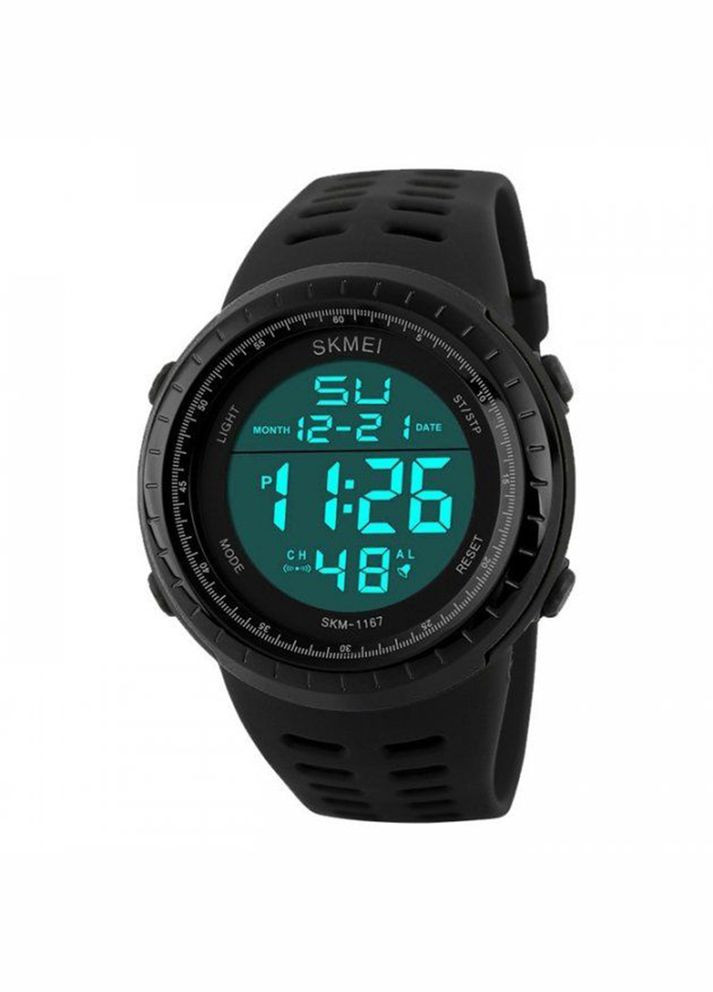 1167BK Black кварцевый армейский Skmei (324089537)