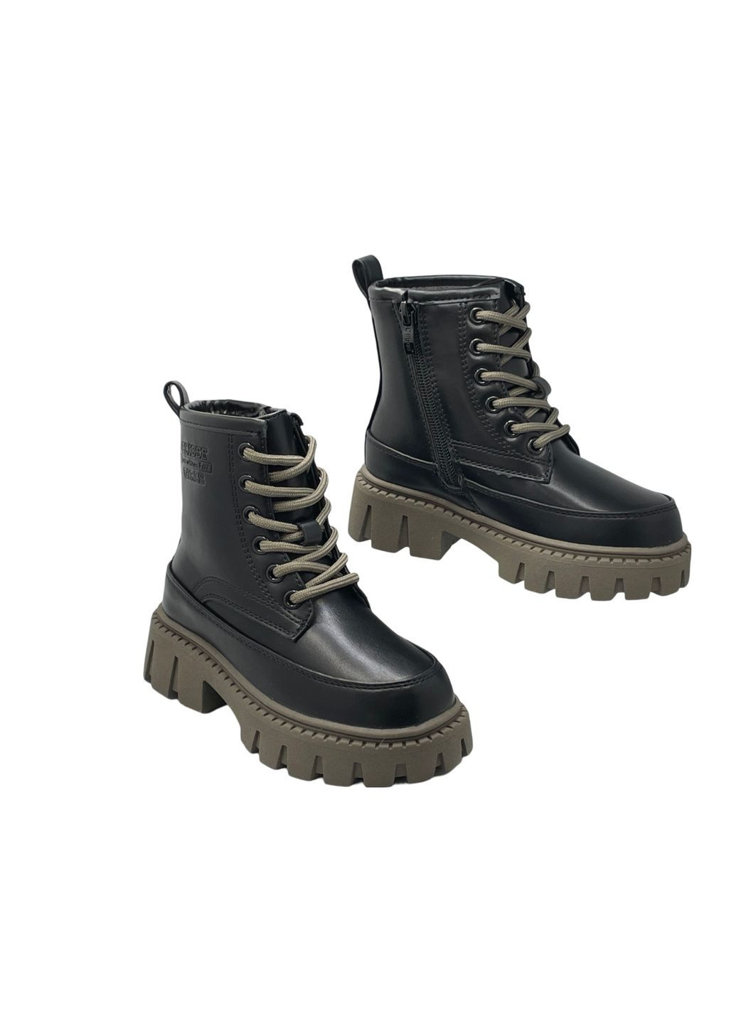 Черные повседневные зимние зимние ботинки Clibee