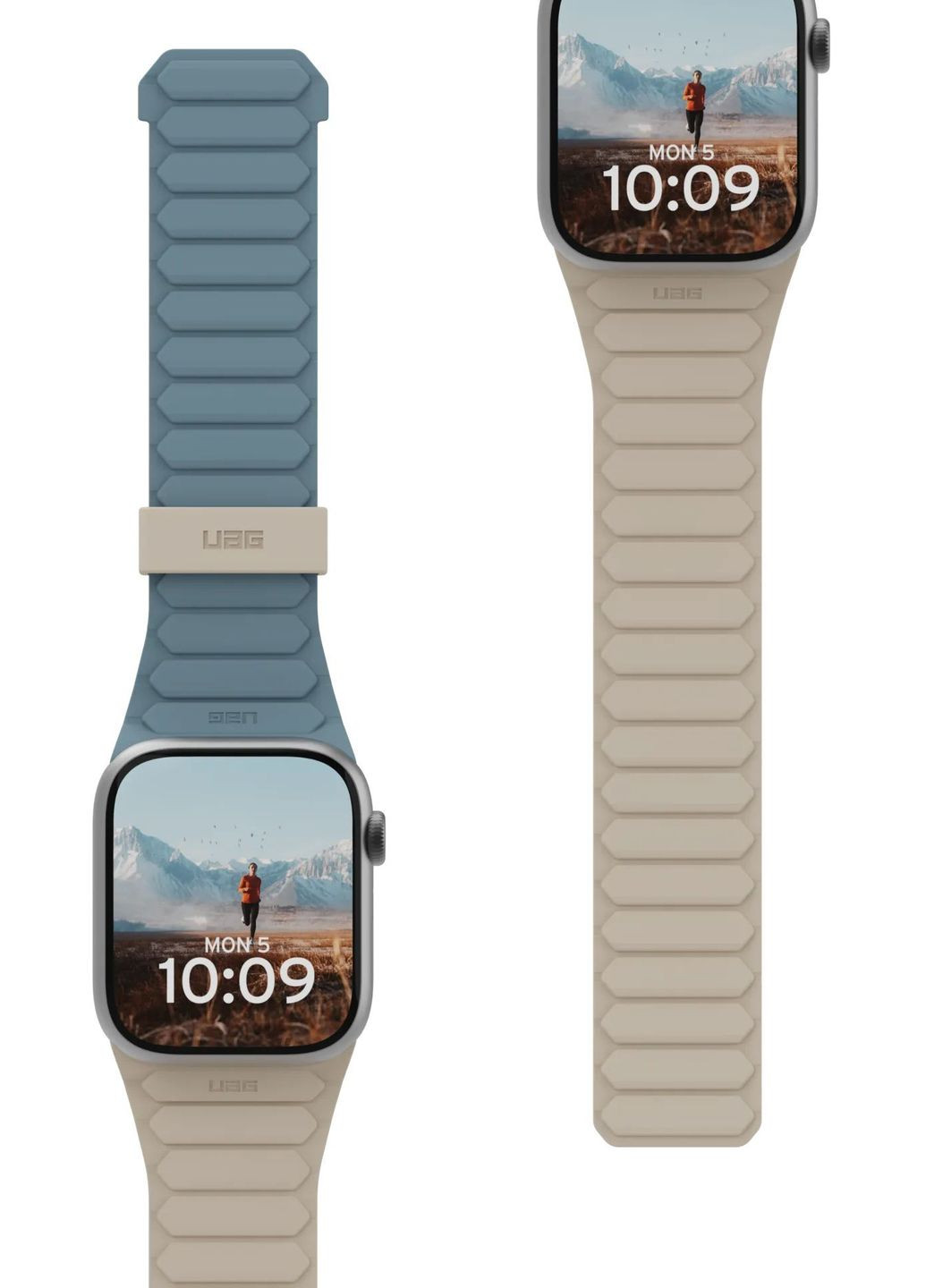 Ремешок для Apple Watch Ultra 2/Ultra49-45-44-42mm, Pathfinder, Dune/Cloud Blue UAG (315817165)