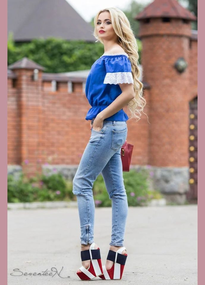 Синіти блуза Seventeen