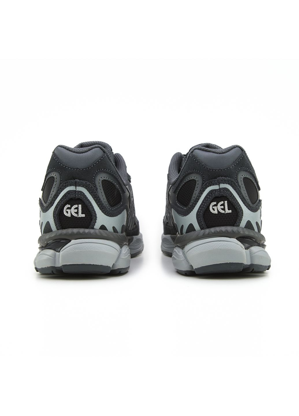 Сірі Осінні кросівки чоловічі asics gel-nyc triple grey blue gore-tex асікс гель нюк No Brand