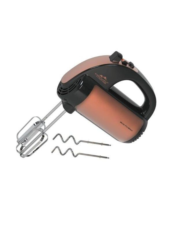 Ручной миксер MT-2008 кухонный миксер для дома 5 скоростей 2 насадки Бронзовый 800 Вт Monte (299462667)