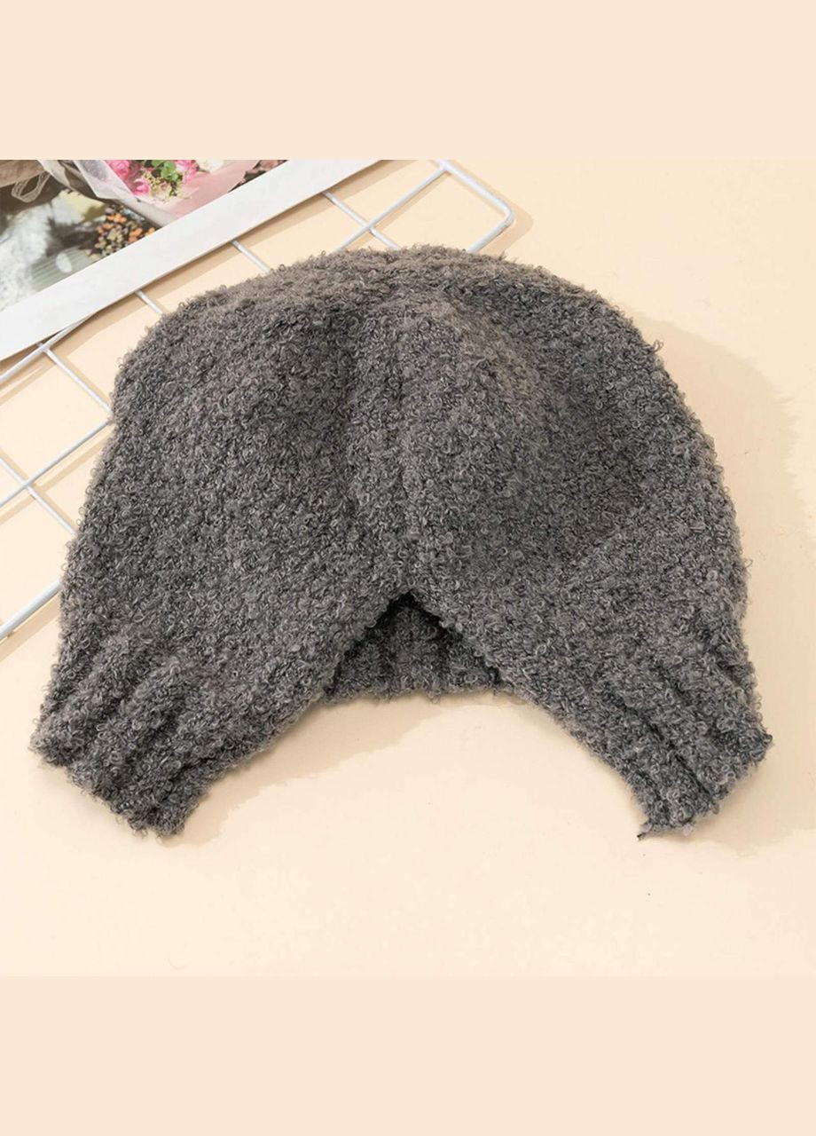 Шапка-капюшон капор тедди с ушками One Size (0444) No Brand (358052703)