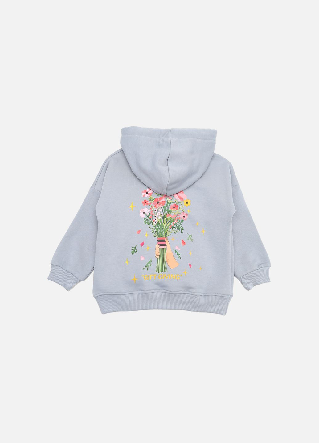 Худи для девочки цвет серый CB-00269710 Yuki (325812803)