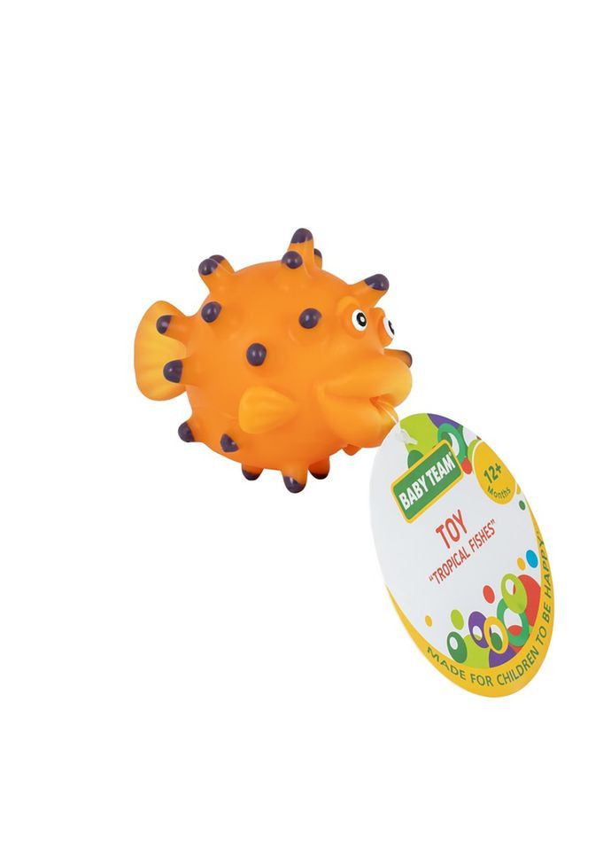 Детская игрушка для купания "Брызгающие тропические рыбки" 8751_помаранчева Baby Team (336036618)