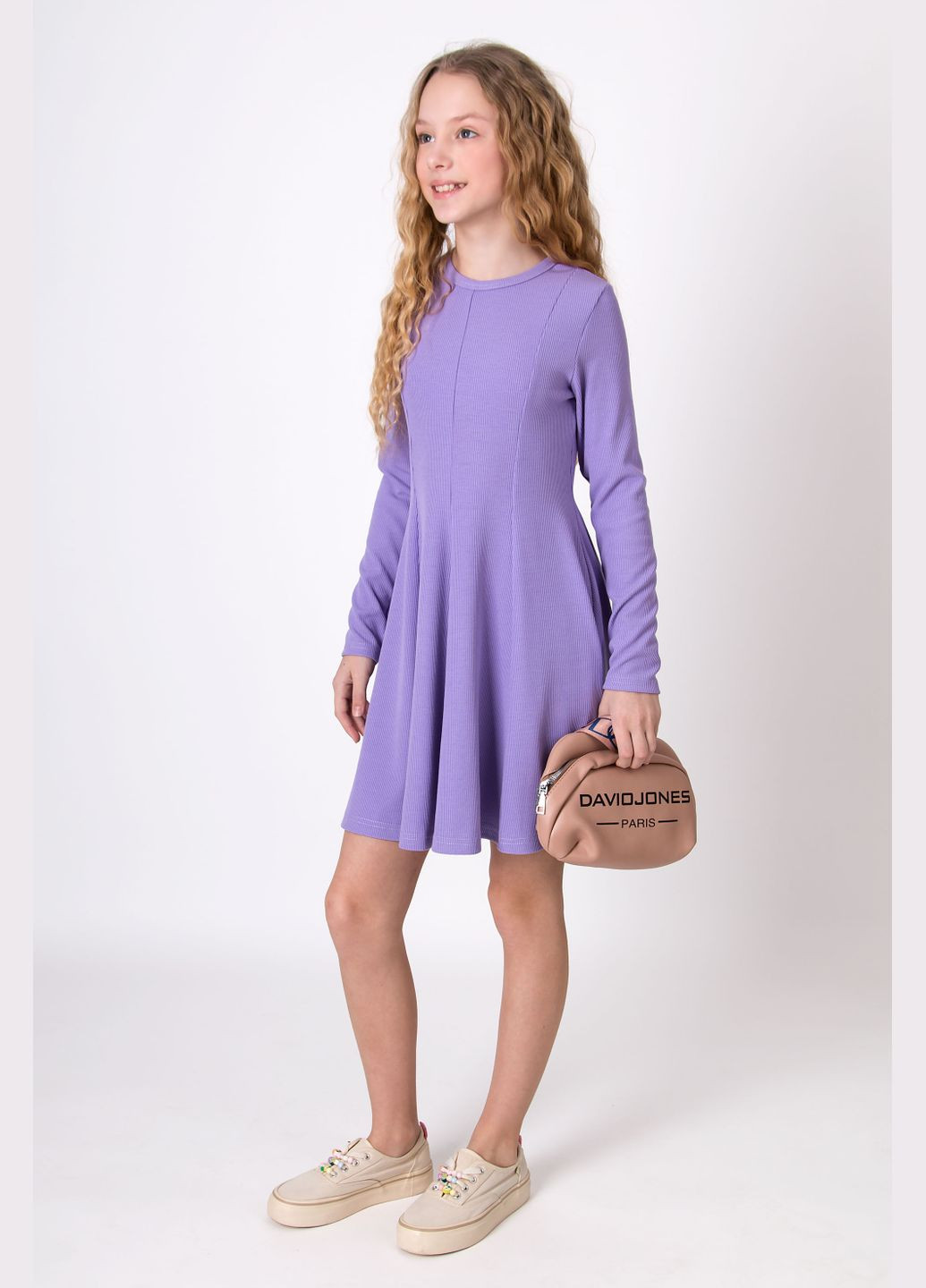 Сиреневое платье для девочки Mevis (289727654)