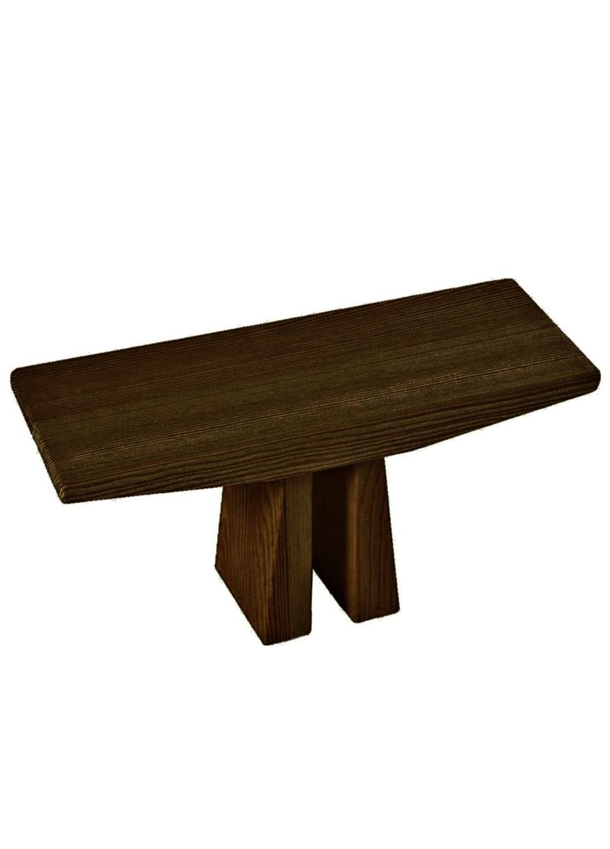 Лавка для медитації з дерева Канвар капучино (СМЕ-001609) No Brand (328227358)