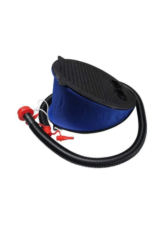 Насос ножной Giant Лягушка 28 см емкостью 3л насадки 3шт для кроватей, матрасов, кругов и лодок Intex (362695583)