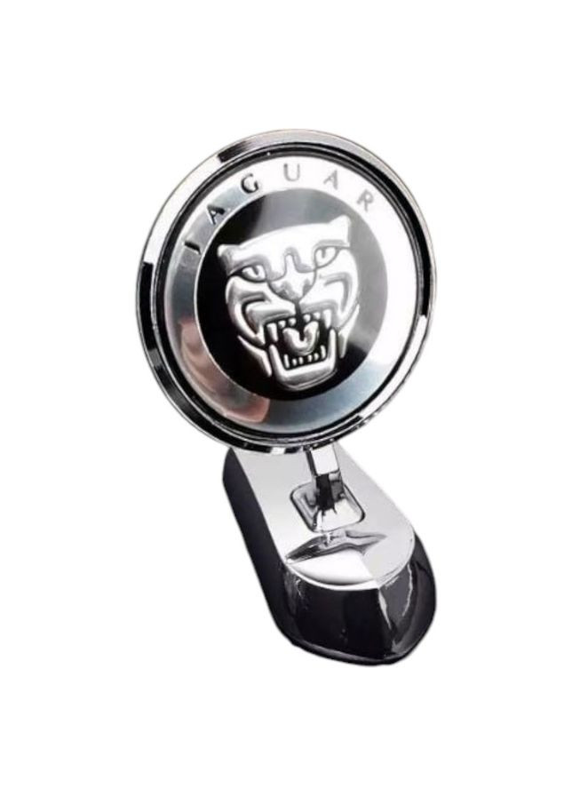 Эмблема прицел (металлическая LUXE версия) Хром 140г (на скотче) Jaguar (369611191)