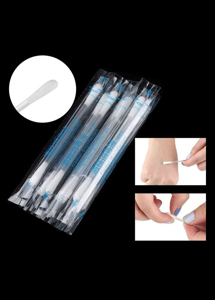 Одноразові антисептичні палички з йодом та спиртом для дезінфекції ран Набір 50+50 шт No Brand (306554606)