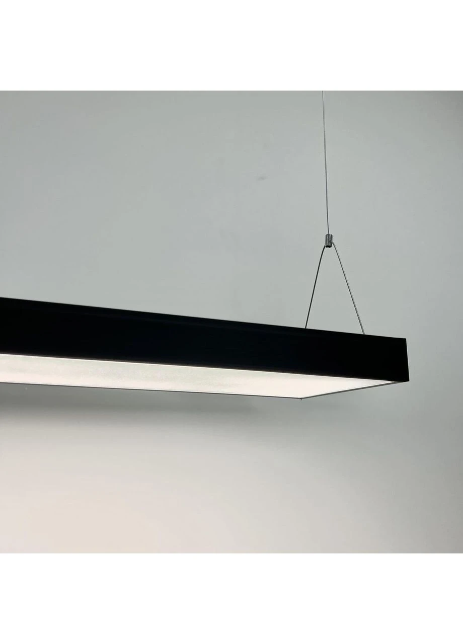 Светильник линейный светодиодный UNIVERSAL 80W 5000К BLACK 220V IP20 (1200x200mm) Luminaria (397830817)