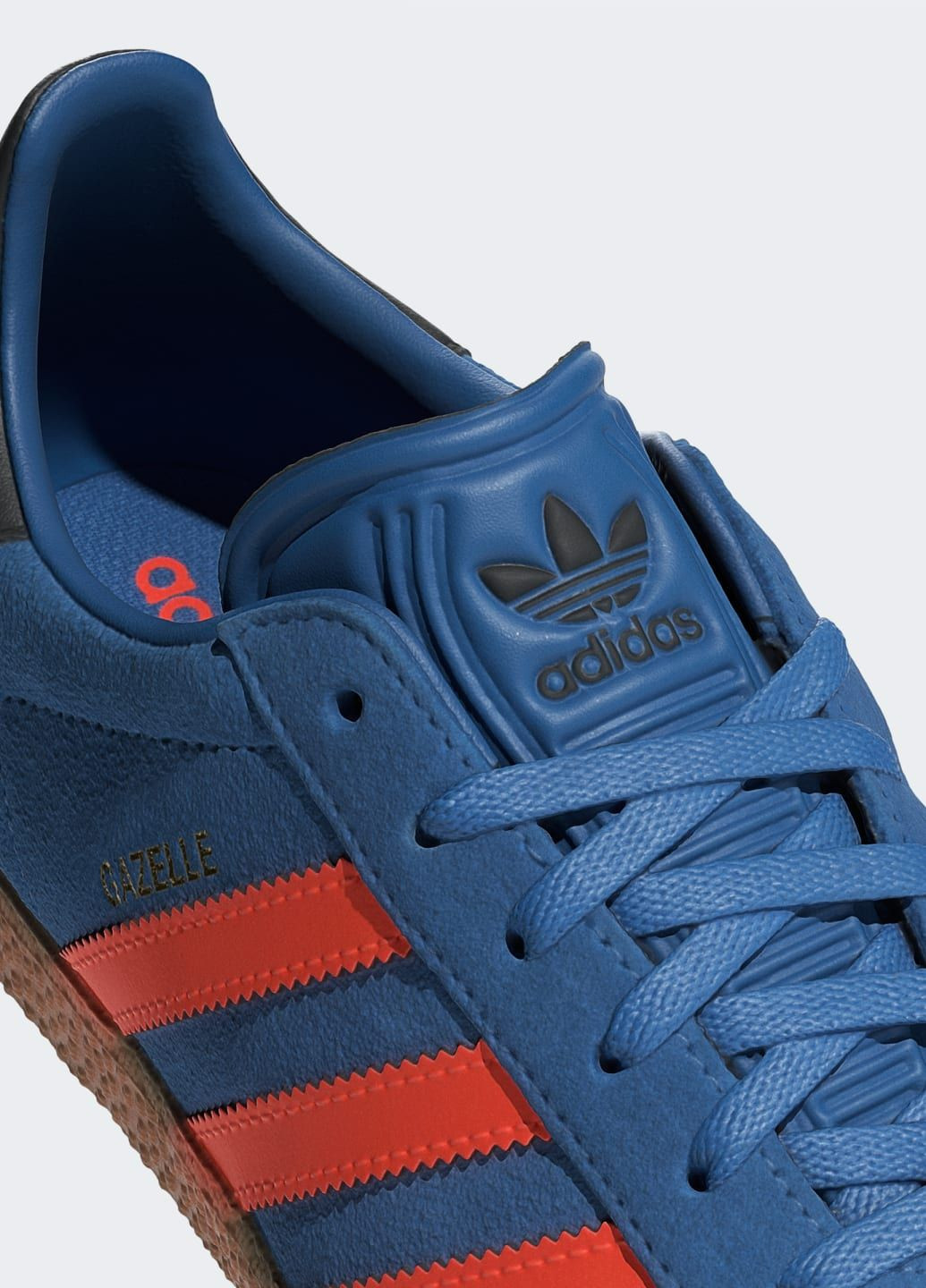 Синие всесезонные кроссовки gazelle kids adidas