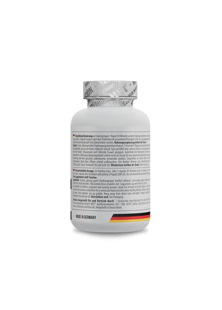 Аминокислота Taurine, 120 капсул MST (322416415)