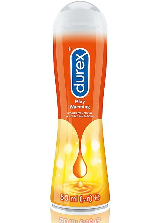 Интимный гель-смазка с согревающим эффектом (лубрикант), 50мл Play Warming 50ml (799011-54181) Durex (368614101)