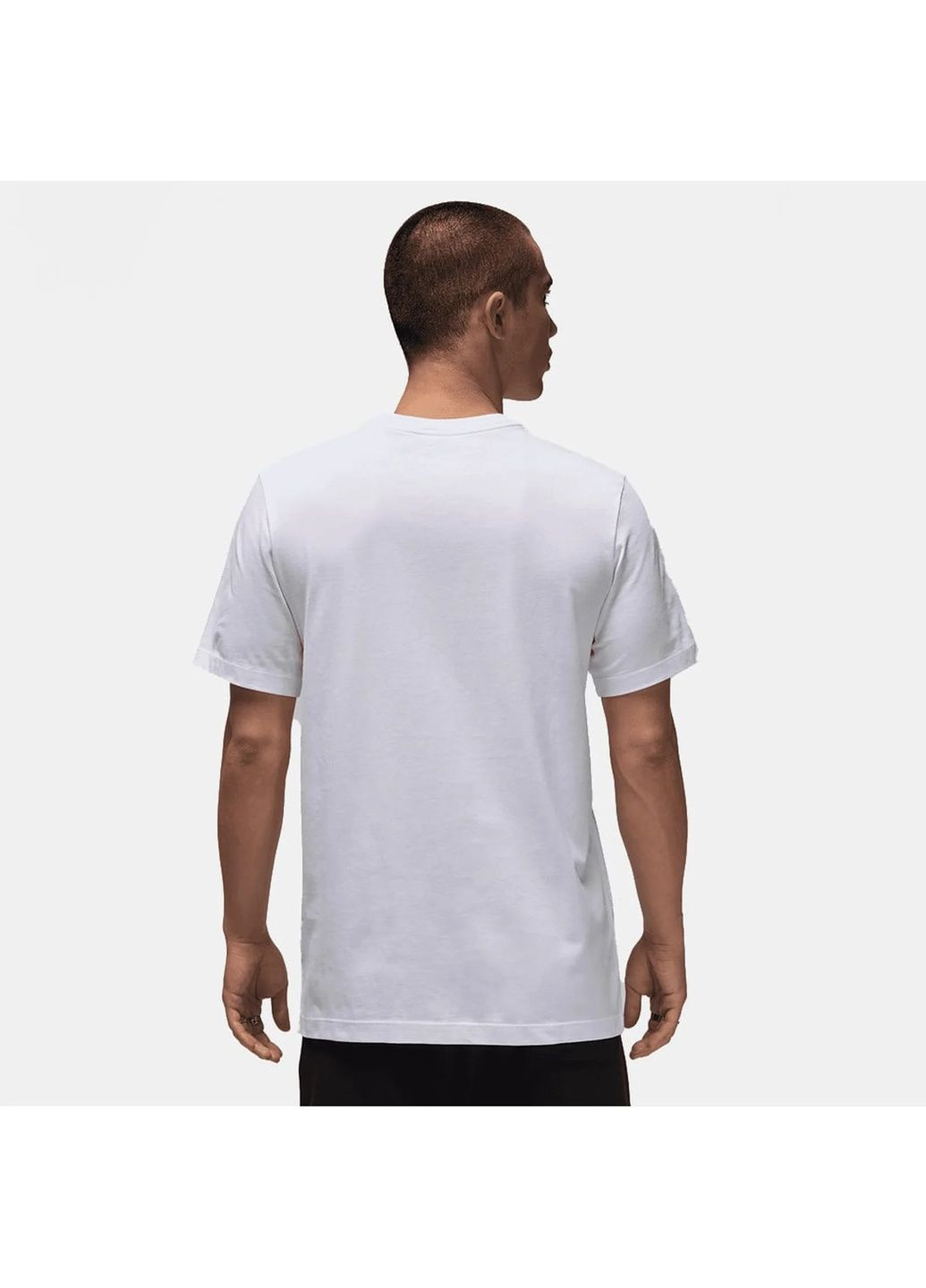 Белая мужская футболка m j jumphbr ss crew white Air Jordan