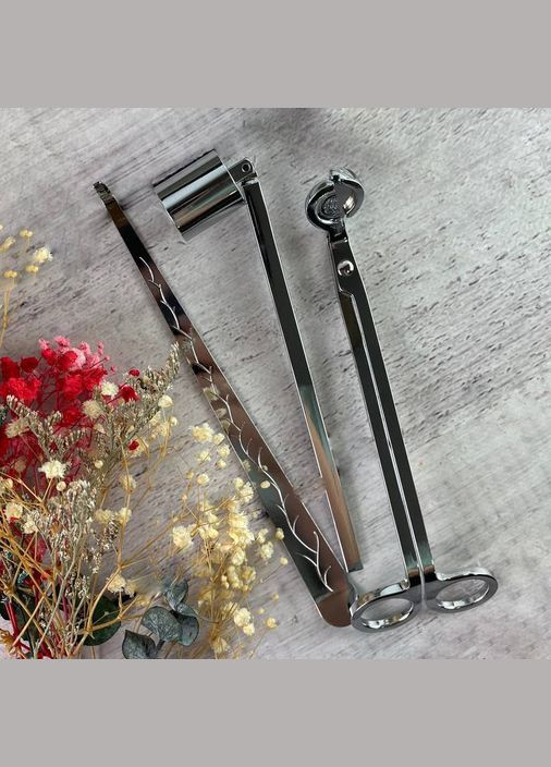 Набор аксессуаров для свечей (серебряный) No Brand (322347077)