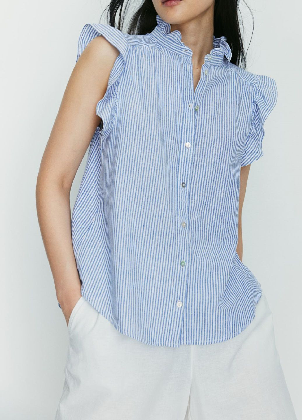 Синяя блузка H&M