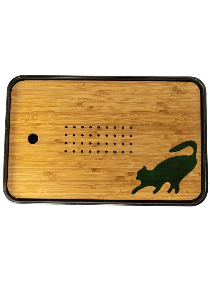 Чабань Зеленая кошка 36,5х23,5х3,5 см No Brand (305064652)