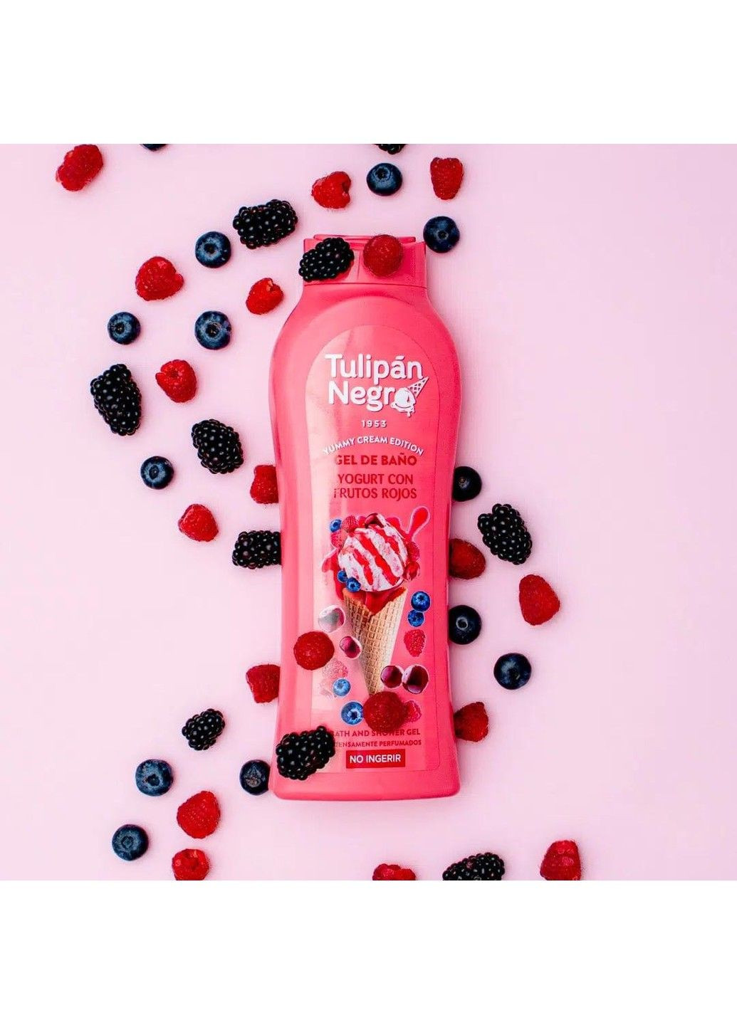 Гель для душа Yogurt con Frutos Rojos - Ягодный йогурт, 650 мл Tulipan Negro (316454388)