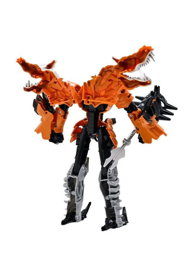 Трансформер робот-Динозавр 18-4-21 см Оранжевый (D 588-3) No Brand (322301135)