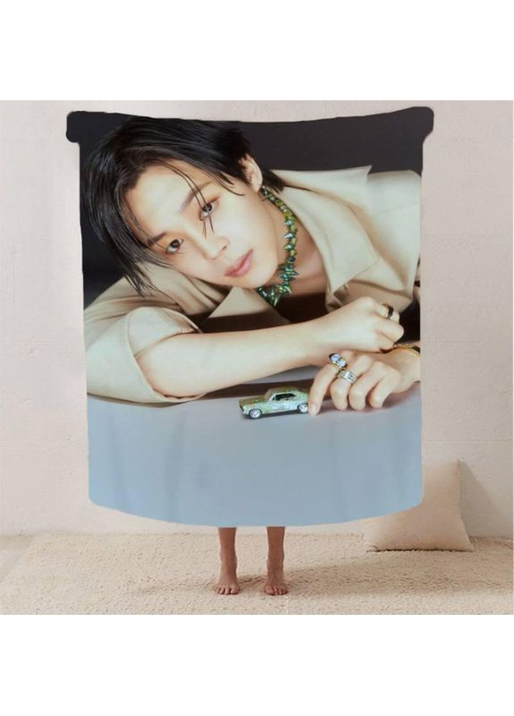 Плед Jimin BTS якісне покривало з 3D-малюнком розмір 135х160 Україна ТД (369660421)